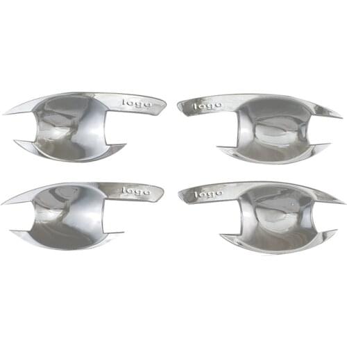 4PCS Abs Chrome plated Door Handle Bowl Covers Trim FOR Mitsubishi Triton L200 2005-2014 Accessories Car modification