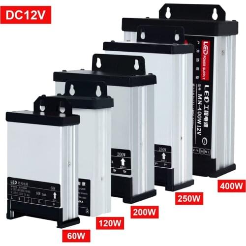 5 12 24 V Volt Power Supply AC DC 5v 12V 24V Switching Power Supply 5A 8A 10A 15A 20A 220V TO 5V 12V 24V Outdoor Rainproof SMPS