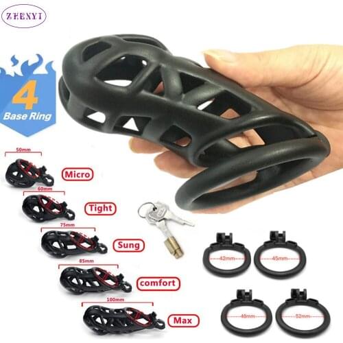 BDSM Custom Cobra Male Chastity Device Penis Cock Ring Cages Lock Bondage Restraint Kit Sex Toys For Men Gay Adult Game Product