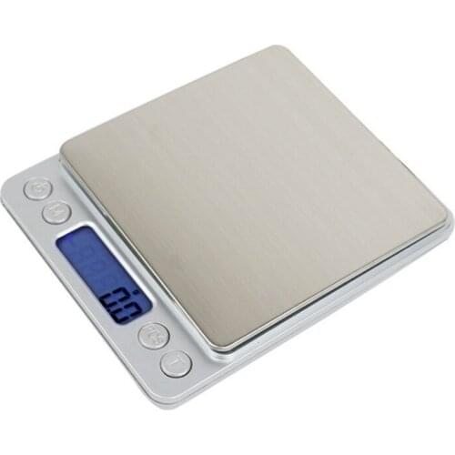2kg/0.1g Household Digital Kitchen Scale Electronic Food Scales For Cooking Baking Stainless Steel Weight Blance Measuring Tools