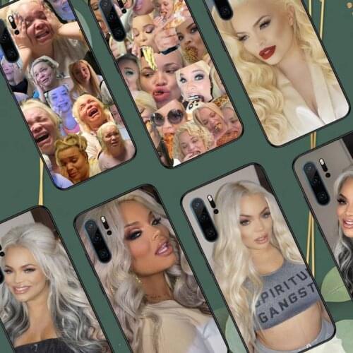 Trisha Paytas actor Phone Case For Huawei honor Mate P 10 20 30 40 i 9 8 pro x Lite smart 2019 nova 5t Luxury shell funda coque