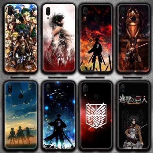 Shingeki no Kyojin Attack on Titan Phone Case Huawei Y6P Y8S Y8P Y5II Y5 Y6 2019 P Smart Prime Pro