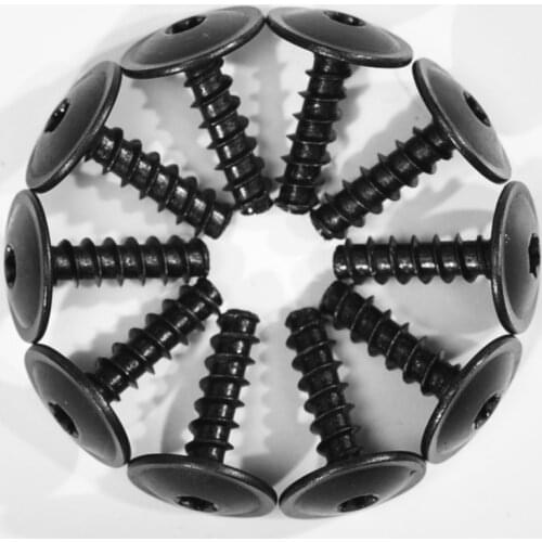 Black Car Fastener Clip Engine Cover Undertray Splashguard Wheel Arch Mudguard Screw Buckle For VW/AUDI Parts