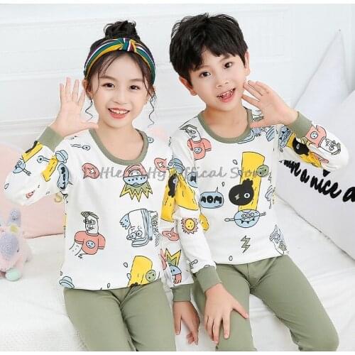 Children Dinosaur Pajamas Kids Pyjamas Animal Pijamas for 2 to 14 Years Children Clothing Sets Unicorn Pajamas for Girls