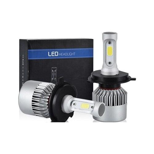 DHL 100PCS 50Pair Car Led Headlight Bulbs Lamp H4 H7 Canbus H11 H8 HB4 H1 H3 Auto High Low Beam 6000K 6500K Light S2