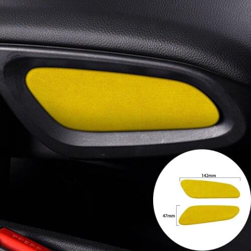 For BMW MINI F60 2018-2020 Alcantara Suede Wrap Car Armrest Box Sides Panel Strip Cover Car Trim Stickers Internal Accessories
