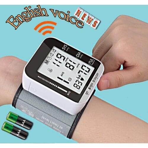 Health Care Wrist Blood Pressure Monitor Electronic Heart Rate Tonometer Pulse Rate Heart Beat Rate Device Sphygmomanometer