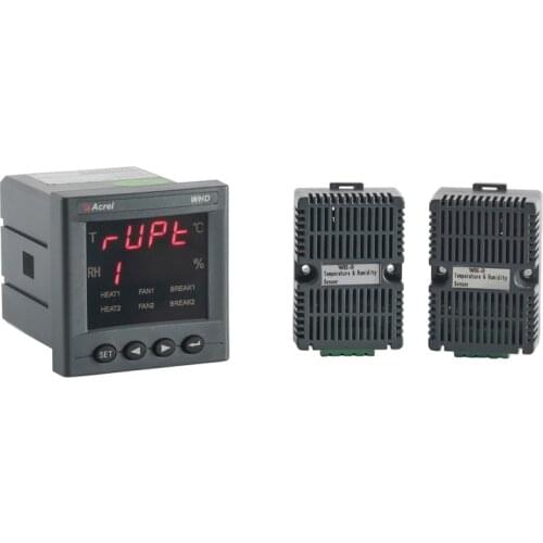 Multi channel temperature meter WHD72-22 2 channel temperature and humidity controller meter with 2 humi and temp sensor