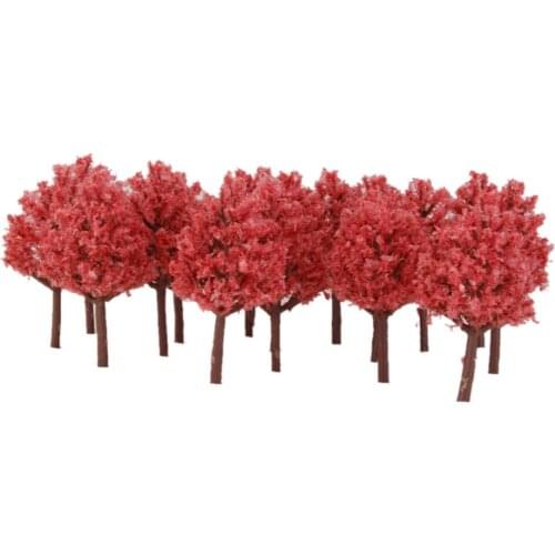 20PCS 7 cm Cypress Model Trees Layout Train Railroad Landscape Scenery 1:150 Architectural Model Layout Garden Scene Wargame