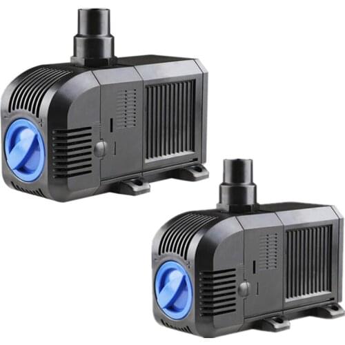 Aquarium Water Pump Adjustable Changeable Submersible 2-packs,HJ-500 HJ-600 HJ-1100,7W 8W 20W