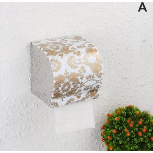 Stainless Steel Wall Toilet Paper Roll Holder Self Adhesive Holder Towel Rack