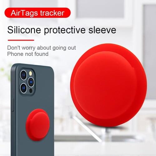 New Arrival! For Apple Airtags Anti-lost Device Protective Sleeve Liquid Silicone Protective Sleeve Shell Case Coque IN Stock