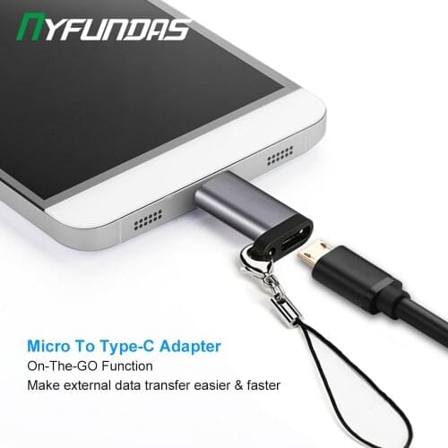 Micro USB to Type C Adapter for Huawei P30 Pro P20 Mate 30 Lite Samsung Galaxy S20 ultra S10 Note 10 Plus A50 A70 A51 A40 TypeC