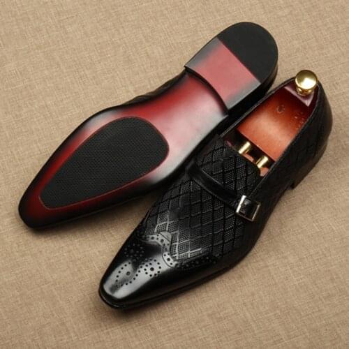 European Luxury Mens Oxford Dress Shoes Genuine Leather Whole Cut Handmade Mens Lace Up Business Office Formal Shoes Size 44