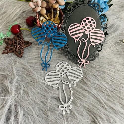 Happy birthday balloon decoration die Metal Cutting Dies DIY Scrapbook Paper Cards Embossing Craft Die Cut handmade craft