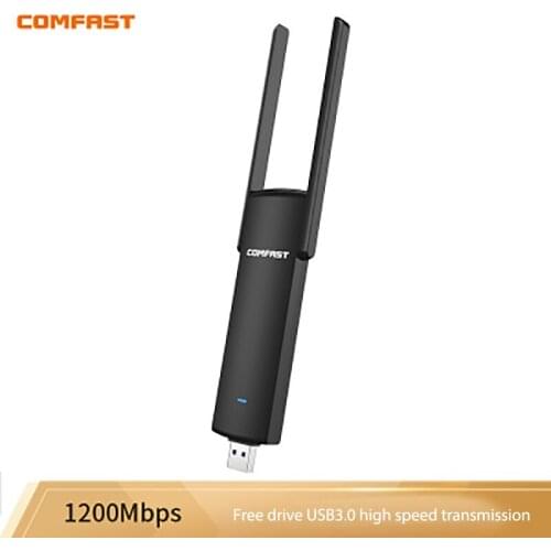 Usb Wifi Adapter 1200mbps Dual Band wi-fi dongle computer AC Network Card USB 3.0 antenna 802.11ac/b/g/n 2.4Ghz + 5.8Ghz