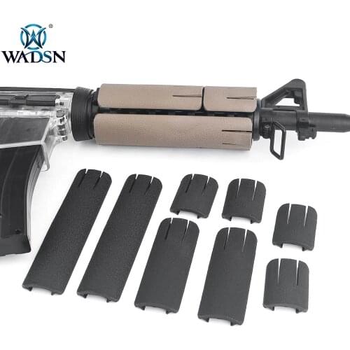 WADSN 8pcs/set Deluxe Version Tactical TD Scar Handguard Cover Panel For RIS 20mm Picatinny Weaver Rails Rifle Hunting Accessory