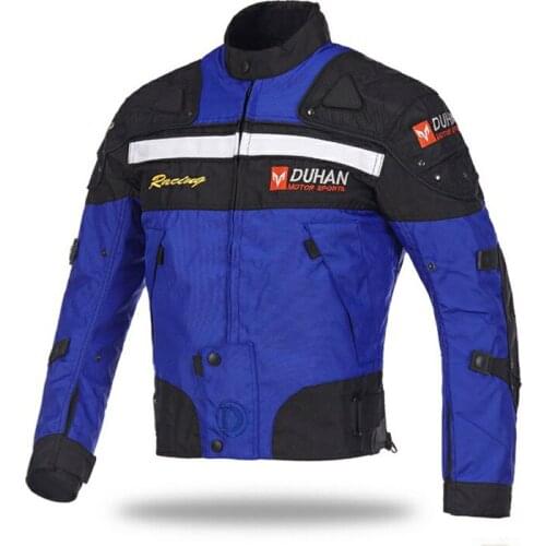 Duhan Jacket Motorcycle Winter Moto jackets Body Guard Protection 5 pcs Protective Gears 4 seasons capacete de motocross clothes