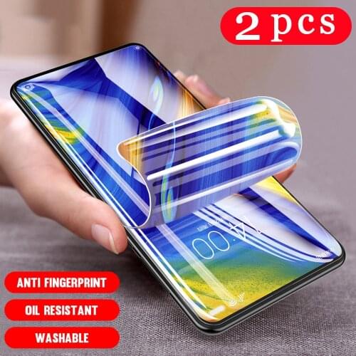 2Pcs for huawei honor 9N 9i 9S 9C 9X pro play 9A 9 lite full cover protective hydrogel film phone screen protector Not Glass