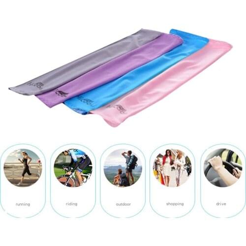 1PC Sun Protection Arm Cooling Sleeve Warmers Cuffs UV Protection Sleeves Breathable Quick Dry Running Arm Sleeves Men Women