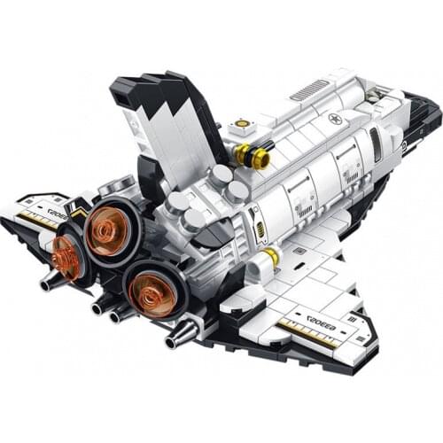 12 in 1 Space Exploration Space Shuttle Adventure Building Blocks Kit Bricks Classic Sets Model Kids Toys Childrens Gift