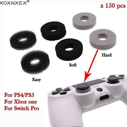 150pcs Tension Adjustment Analog Stick Aim Assist Assistant Ring FOR PS4 For PS5 XBOXONE Switch Pro Sponge Auxiliary Ring