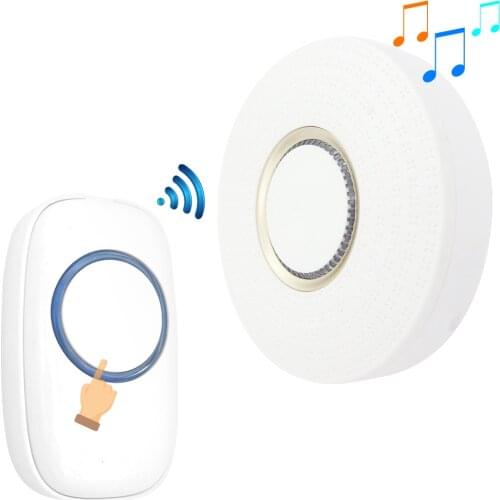 2021universal wireless smart doorbell self-powered waterproof Wireless 500mDistance 52 Songs Home Welcome Door Chimes Smart home