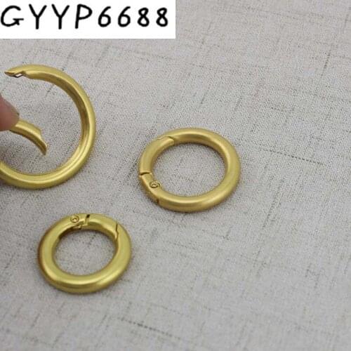 30pcs special gold Snap Clip Trigger Spring Gate Ring for Making Purse Bag Handbag Handle Connector Strap Snap Clip Trigger