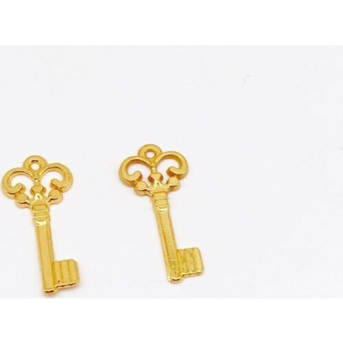 60 pcs key Charms DIY Fashion Handmade accessories Key Charms for Jewelry Making