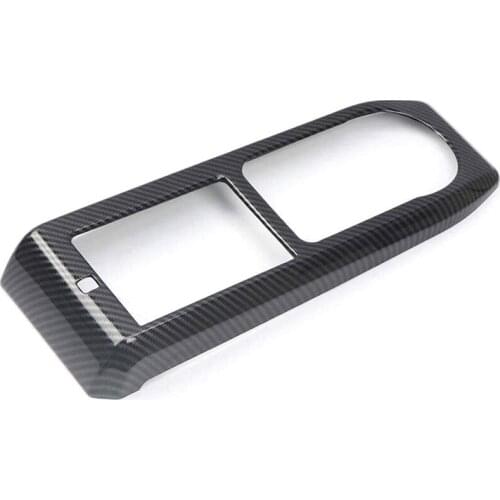 Center Console Gear Shift Panel Cover Trim for Toyota Tacoma 2016-2020 Accessories, ABS Carbon Fiber