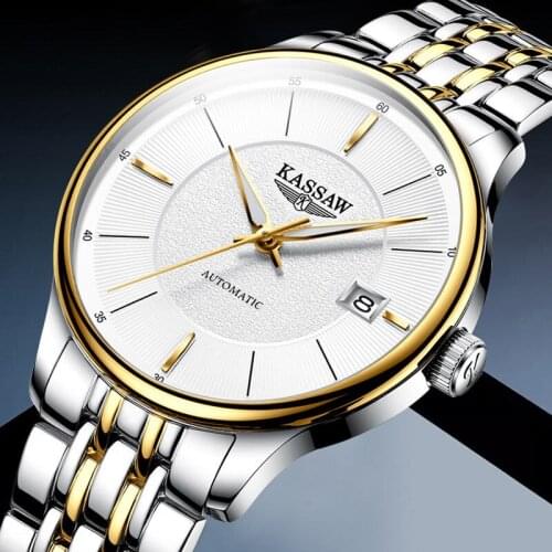 Mens Watch Mens Automatic Mechanical Watch Metal Strap Business Watch Japanese Brand Movement Simple Mens Watch