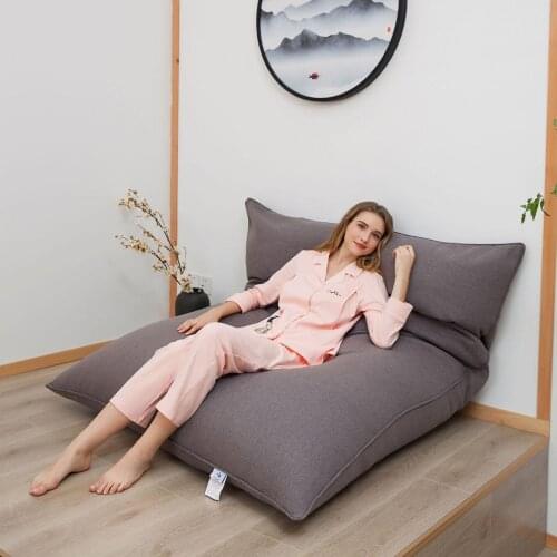 Croker Horse Lazy Folding Sofa Bed Bean Bag Covers Without Filler/Inner Pouf Puff Couch Tatami Living Room Furniture Sofa Cover
