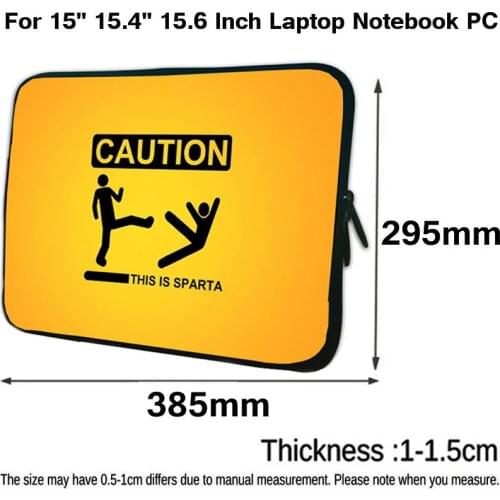Laptop Sleeve 15 Inch Pouch 2020 The Most Popular Unisex Notebook Neoprene Carrying Bag 15.4/ 15.6 Zipper Computer PC Case Cover