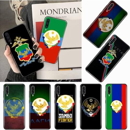 Dagestan Flag Coat Of Arms Map Phone Case For Samsung galaxy S 9 10 20 A 10 21 30 31 40 50 51 71 s note 20 j 4 2018 plus