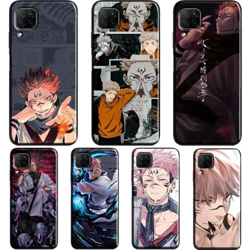 Ryomen Sukuna Jujutsu Kaisen Anime Case For Huawei P Smart 2019 Nova 5T P30 P40 P20 Pro Mate 10 20 Lite Honor 10i 8A 8X 9X
