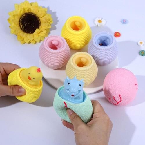 Decompression Toy Realistic Tasteless Portable Hand Fidget Stress Toys Child Delicate Craft Lovely Kids Christmas Gifts