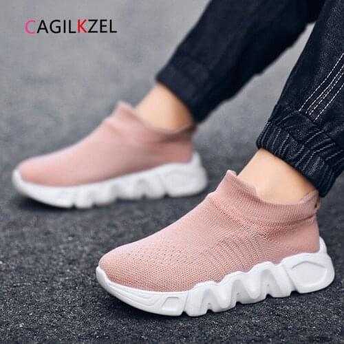 CAGILKZEL High Quality Brand Children Sports Shoes For Girls Fashion Casual Kids Sneakers Breathable Mesh School Shoes Enfant