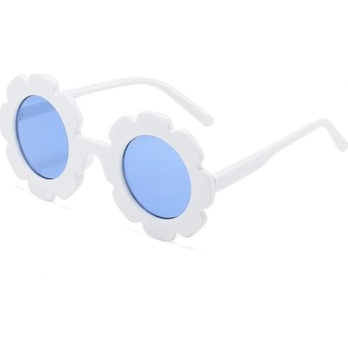Children Boy Girl Cute Sunglasses UV400 Protection Double Color Flower Bear Shape Fashion Round Sunglasses A083