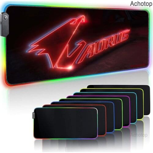 Star Wars RGB Mouse Pad xxl Gaming Mousepad LED Large Mause Pad Gamer Mouse Carpet Big Mause Pad PC Desk Play Mat with Backlit