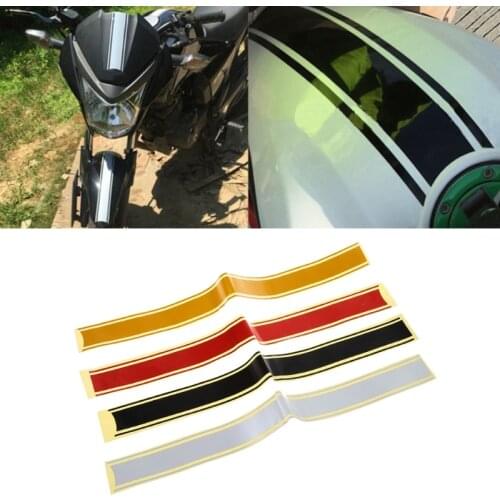 Motorcycle DIY Tank Fairing Cowl Vinyl Stripe Pinstripe Decal Sticker For Cafe Racer 50 x 4.5 cm U90C