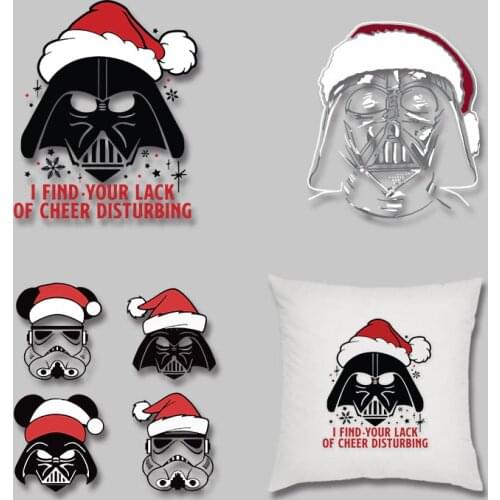 Cartoon animal Chrismas cloth patches Heat Transfer PVC Patch DIY Appliques Heat Vinyl Ironing Stickers Decor Washable