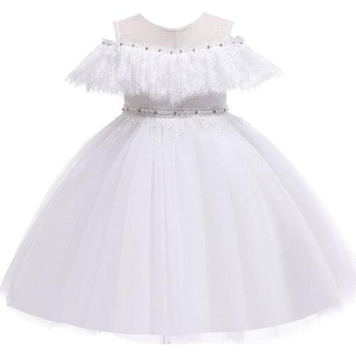 Baby Girls Dress 2021 New Princess Dress Infant First 1 Year Birthday Dress Newborn Clothes Baby Party and Wedding Dress Vestido