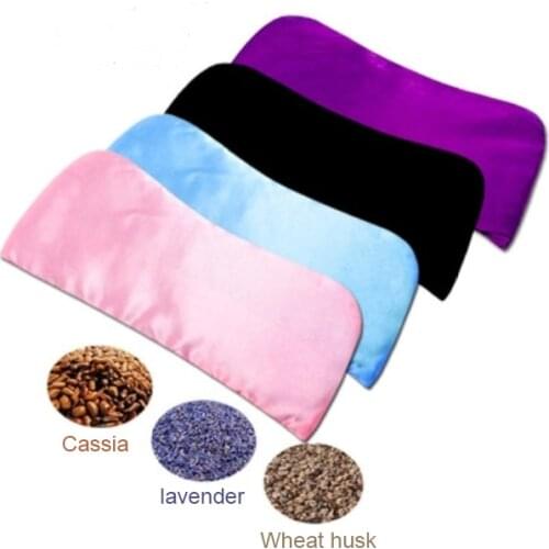 Yoga Eye Pillow Lavender,Flax Seed, Cassia Seed, Assisted Meditation Soft Aromatic Sleep Soothing and Relaxing Yoga Eye Mask