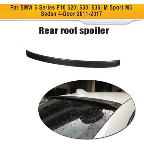 Carbon fiber Car Rear Window Spoliler Wing For BMW 5 Series Seden F10 528i 535i 550i 2011-2017