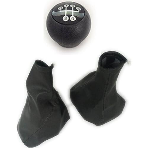 For Vauxhall Opel MERIVA A 03-10 Gear Lever Boot and Handbrake Grips Car Anti Slip Parking Hand Brake Boot and gear shift knob