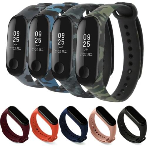 For Xiaomi Mi Band 4 3 Strap Replacement Wrist Straps Bracelets Silicone Watch Band for Xiaomi MI Band Wristband Strap