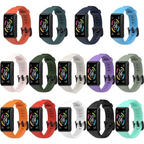 Soft Silicone Sport Band Straps For Huawei Honor Band 6 Smart Wristband Bracelet Replacement Watch Strap For Honor Band6