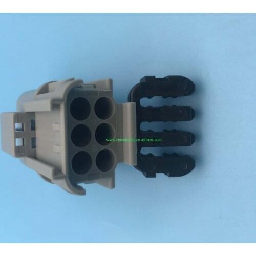 1 pcs 6 Pin 6Way Male Ignition Coil Pack O2 Oxygen Sensor Connector Auto Plug Adapter With Terminals And Seals