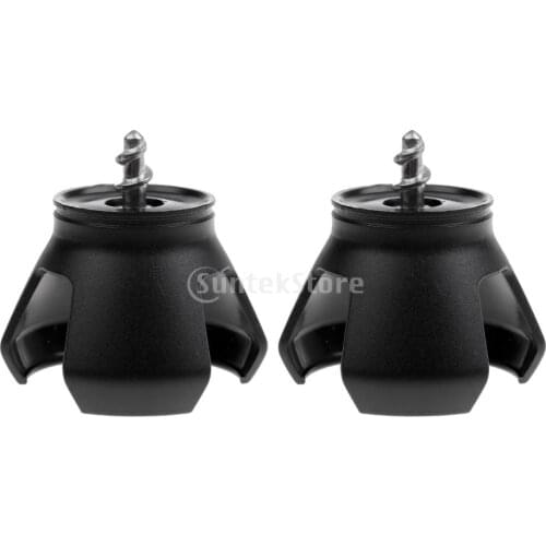 2 Pcs Golf Ball Pick Up Claw Sucker for Putter Grip Retriever Attachable Portable