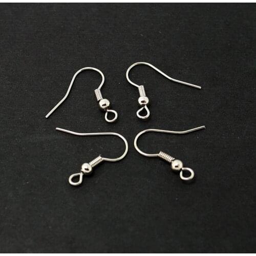20pcs Metal Earrings Clasps Hooks Iron 18x20mm Gold/Rhodium DIY Fashion Earrings Accessories